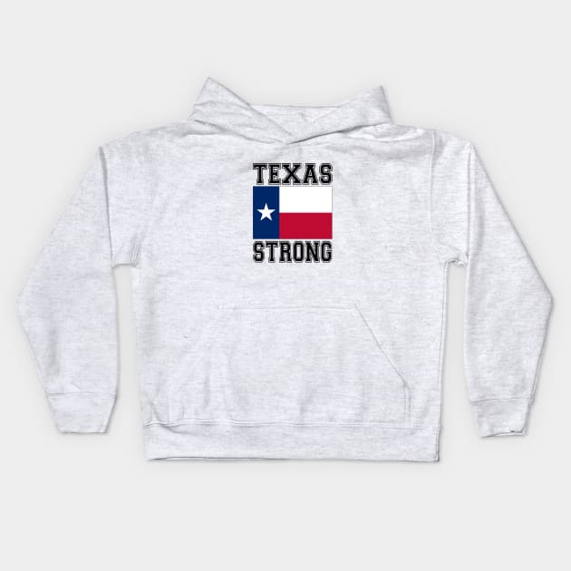 Texas Strong Kids Hoodie by RockettGraph1cs